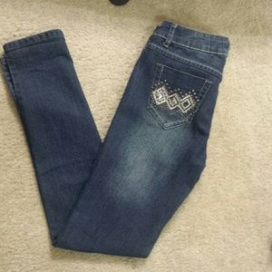 Denim/blue tight jeans size 7
